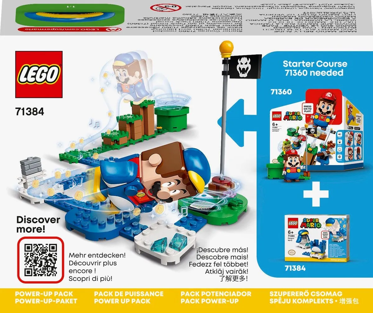 LEGO Super Mario Power-Up Pinguïn Mario 71384 - 564 Stukken