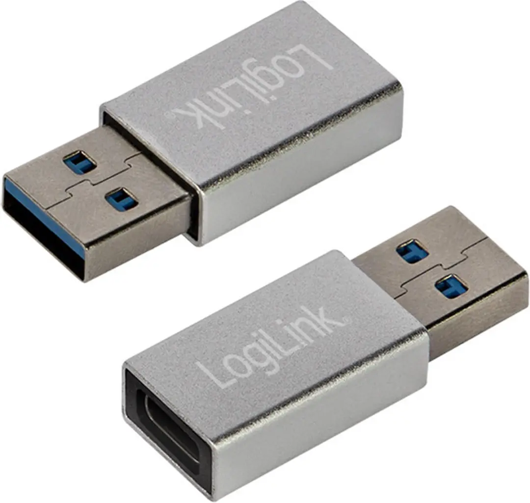 Logilink AU0056 USB 3.2 naar USB 3.0 Adapter - Zilver