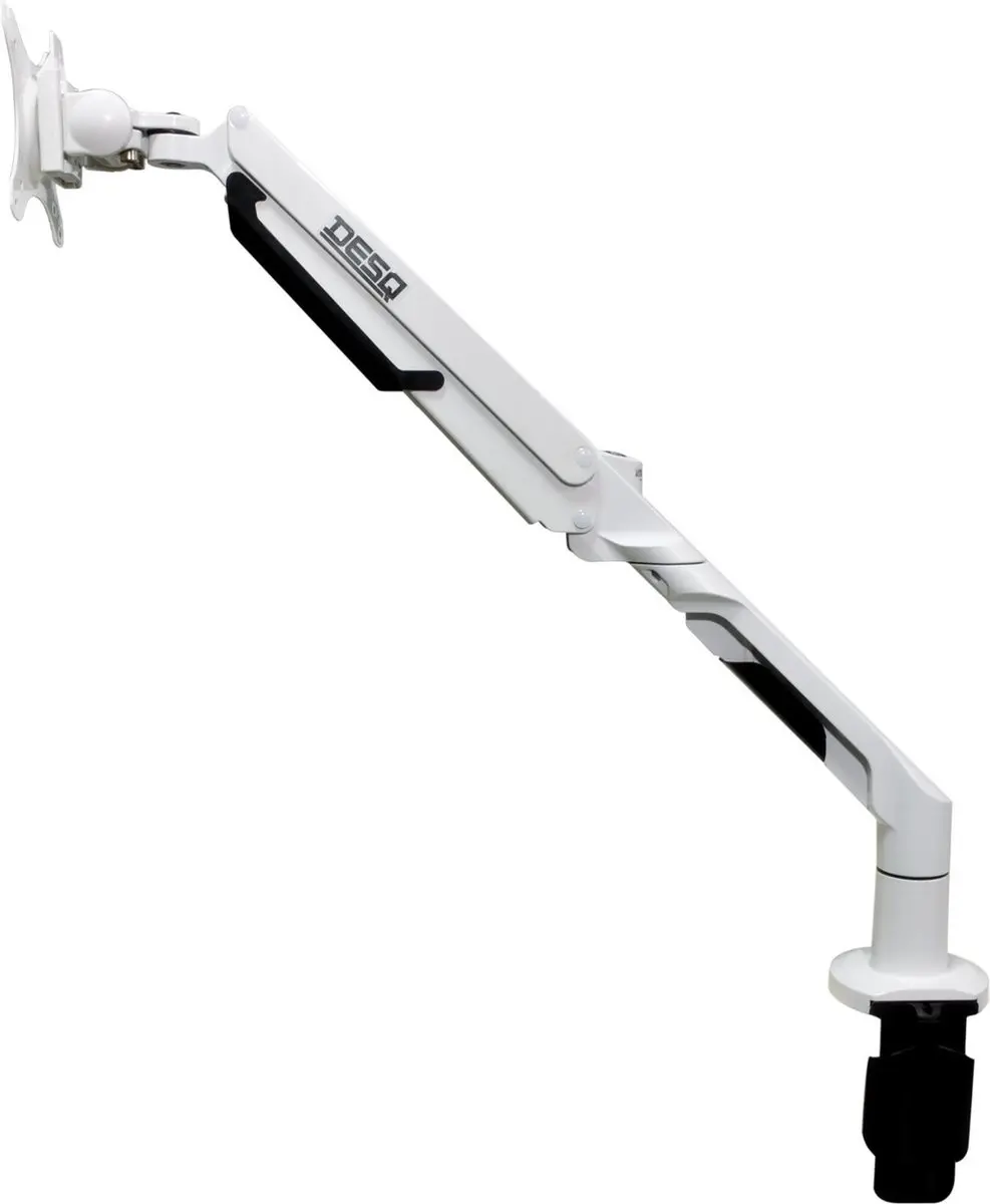 Desq Monitorarm 17-36" Gasveer 62cm Wit - 1x VESA 100/75mm