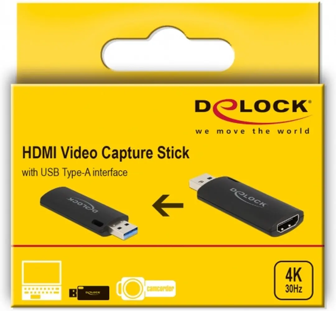 Delock HDMI Video Capture Stick 88307 - Zwart