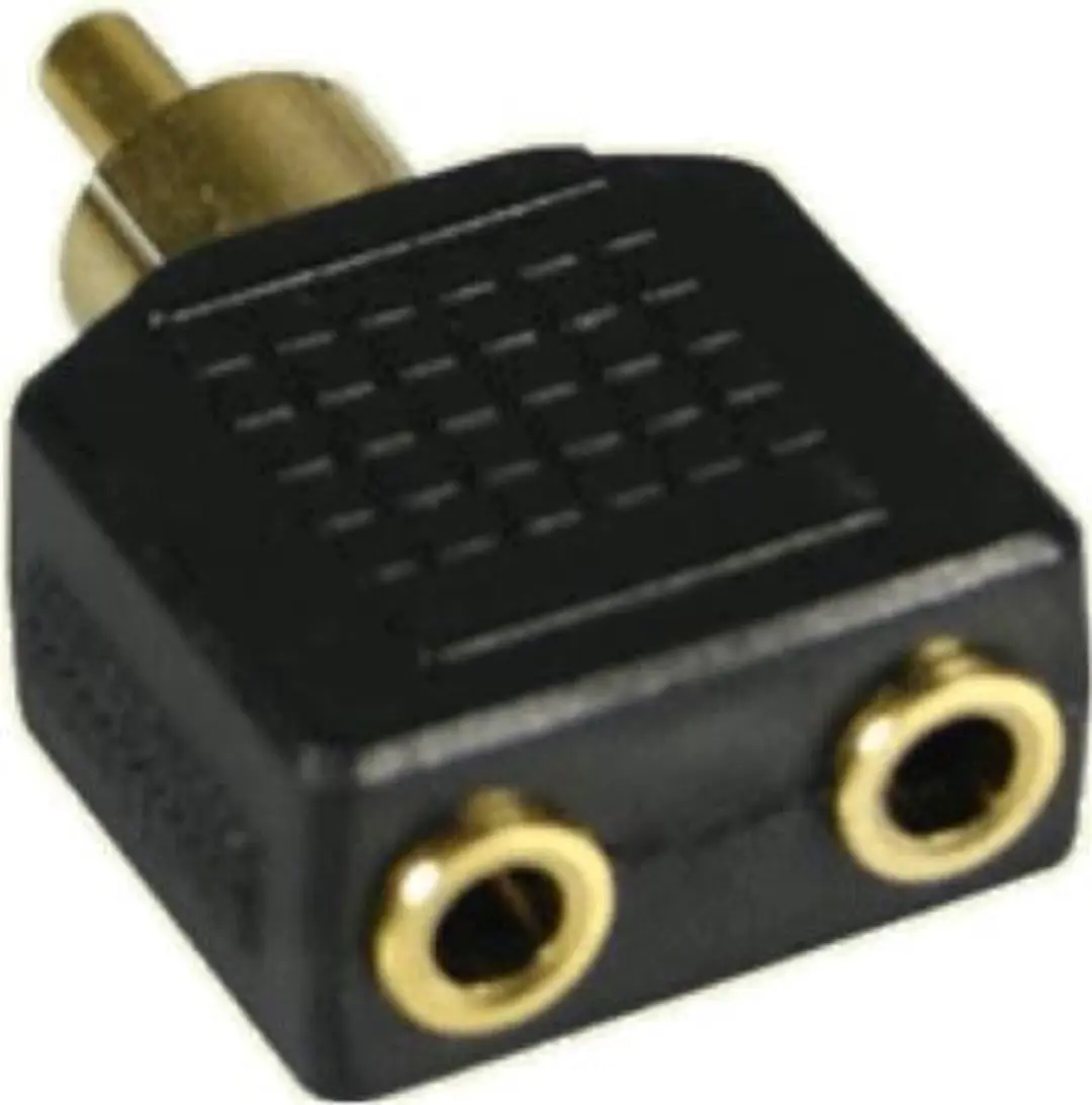 Deltaco AA-5 RCA naar 3.5mm Verloopstekker