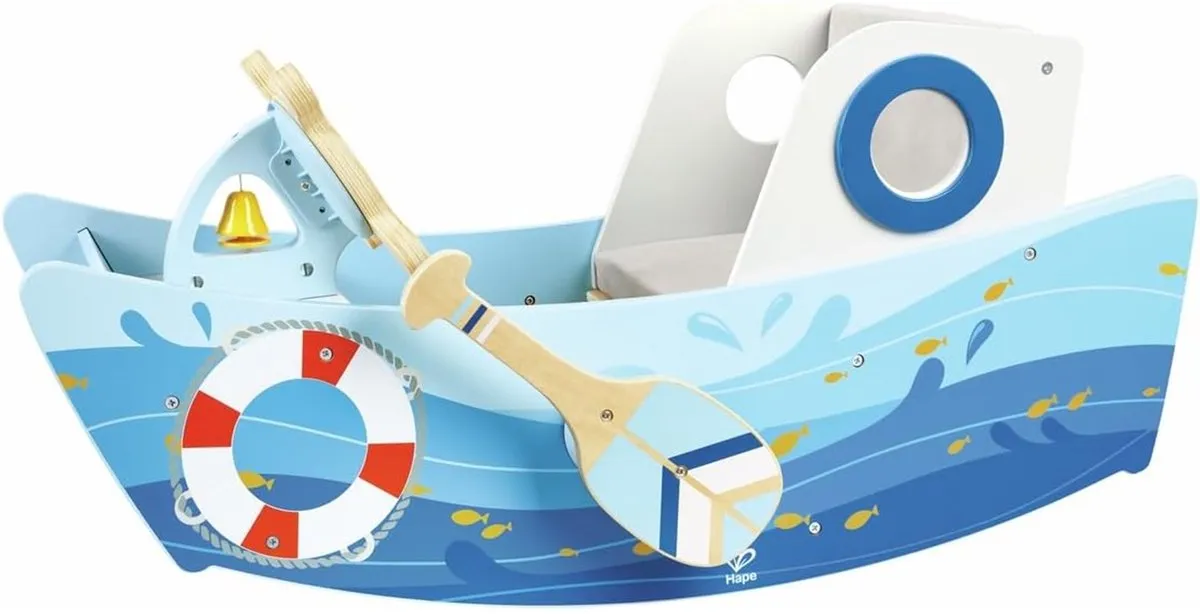 Hape Kapiteinsboot E1214 Schommelboot - Multicolor