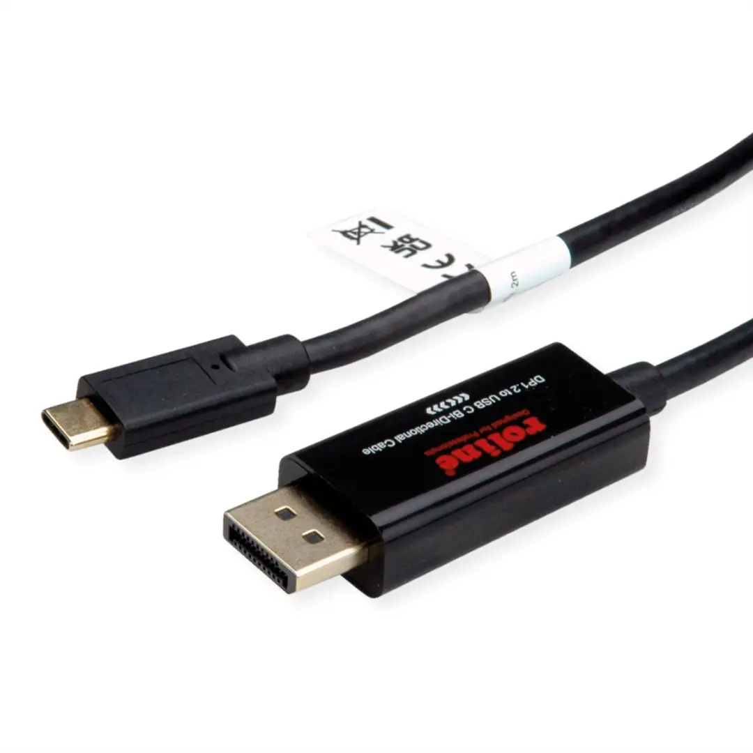 Roline USB Type C DisplayPort Adapterkabel 2m