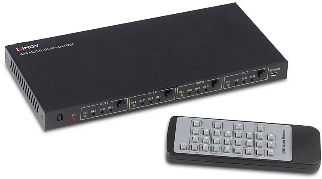Lindy 38152 HDMI Video Splitter 4x HDMI - Zwart