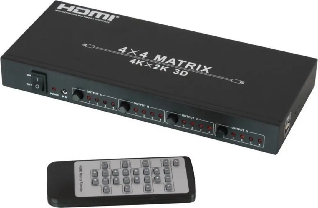 Lindy 38152 HDMI Video Splitter 4x HDMI - Zwart