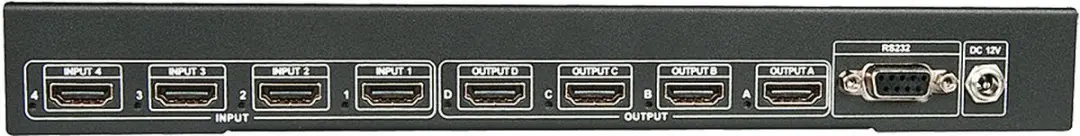 Lindy 38152 HDMI Video Splitter 4x HDMI - Zwart