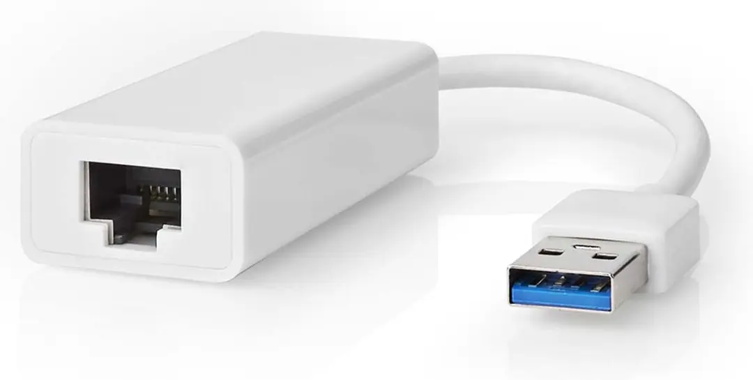 Nedis USB 3.2 Gen 1 Netwerkadapter 1 Gbps RJ45 - 20cm Wit