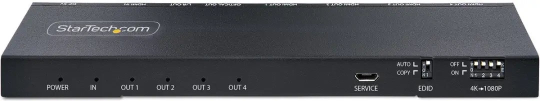 Startech HDMI-SPLITTER-44K60S HDMI-Switch - Zwart