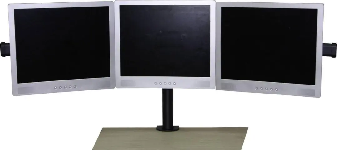 SpeaKa Professional SP-1664324 Tafelbeugel - 3 Monitoren 13-24" - Zwart