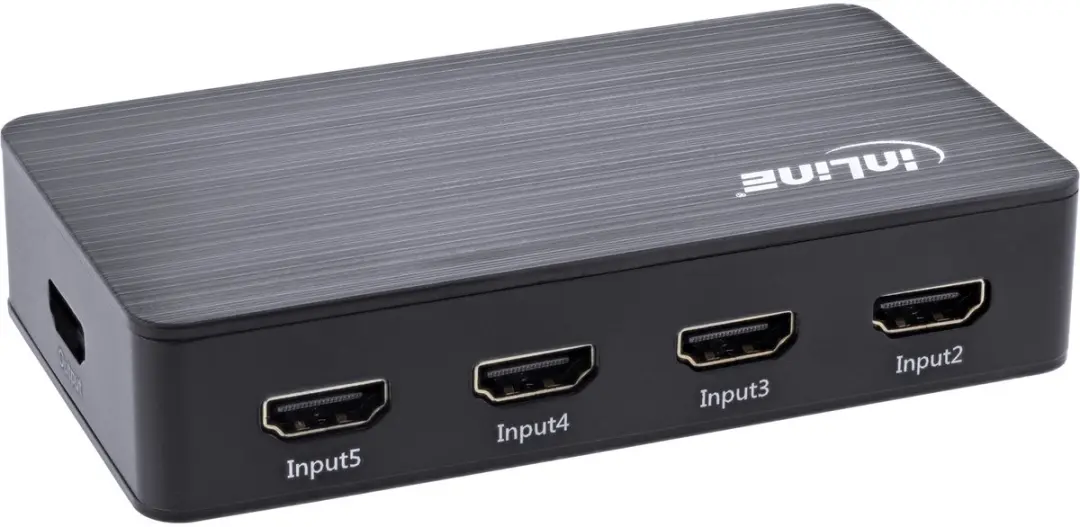 InLine HDMI 5-Poorts Switch 4K2K@60Hz - HDCP 2.2 - Zwart