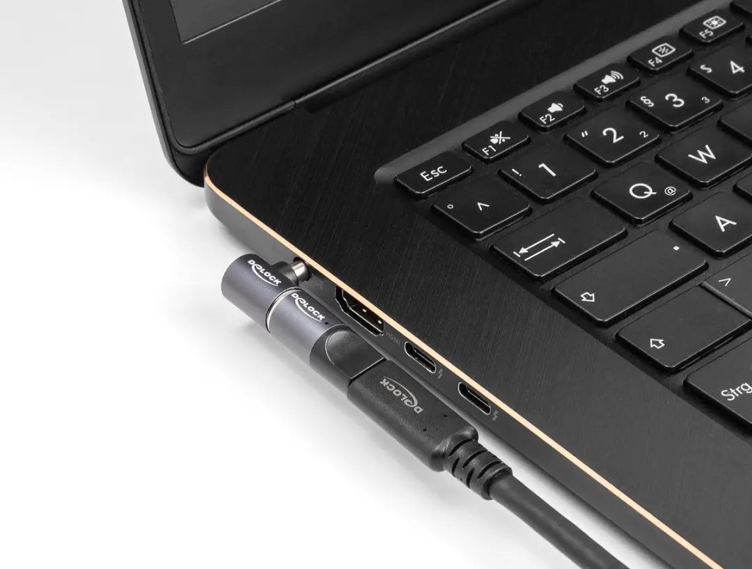 Delock Magnetische Connector Lenovo Slim Tip 11x4,5mm - Zwart