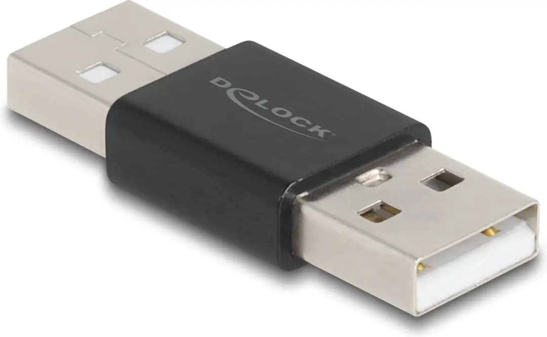 Delock USB 2.0 Type-A Male-naar-Male Adapter