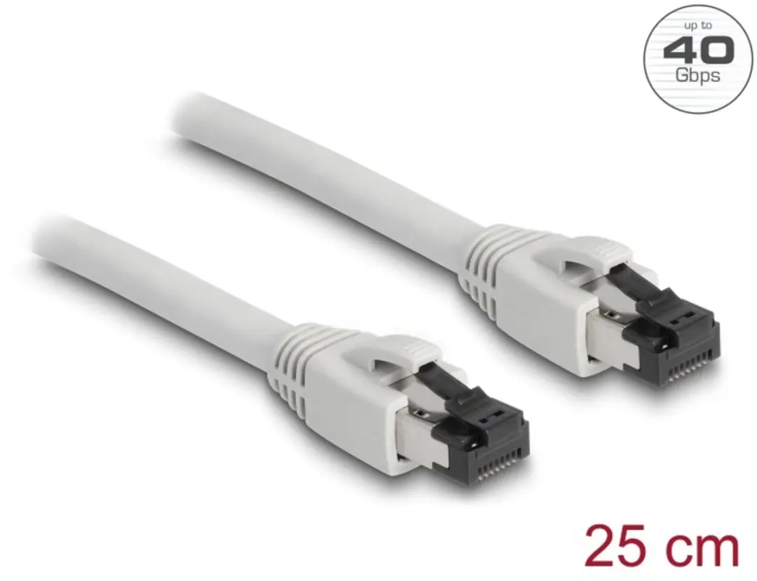 Delock RJ45 Cat.8.1 S/FTP Netwerkkabel 0,25m