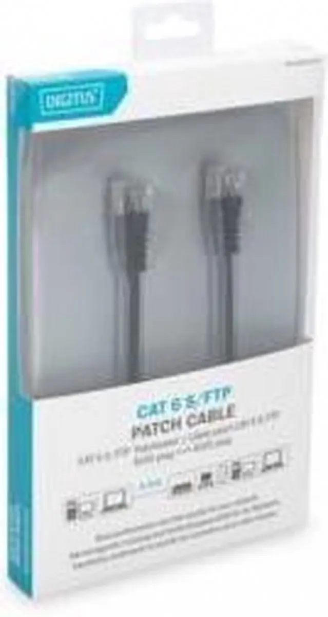 Digitus CAT6 sFTP Kabel 1m - Zwart