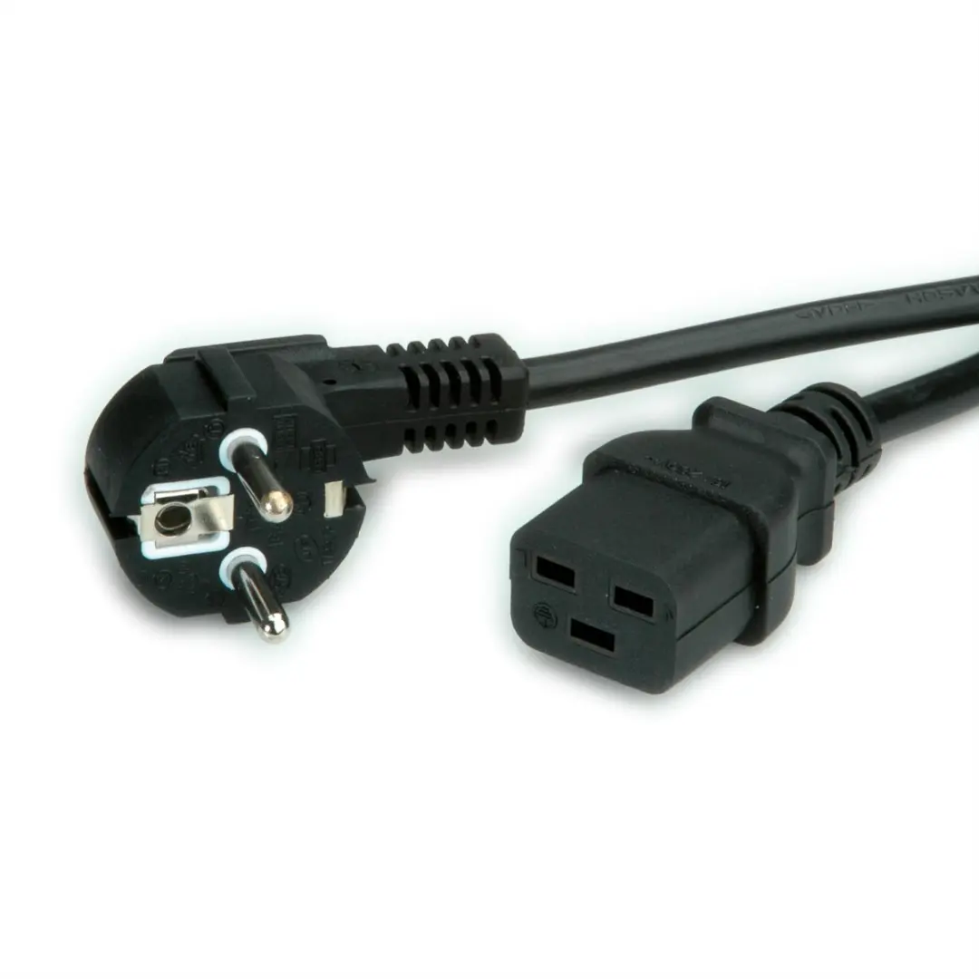 Value IEC320-C19 16A Stroomkabel - 0,8m - afbeelding 2 van 4