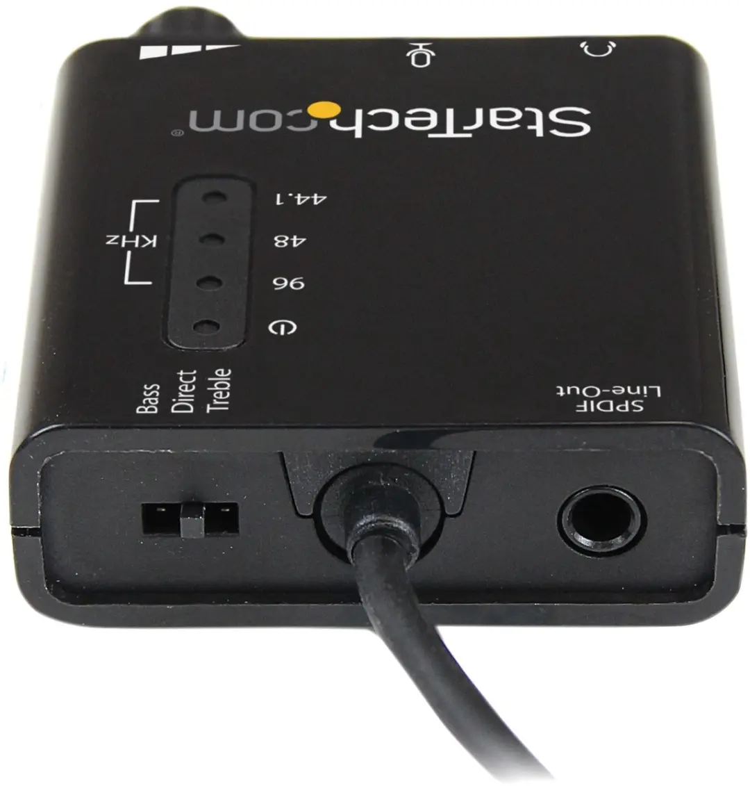 Startech ICUSBAUDIO2D Geluidskaart - Zwart