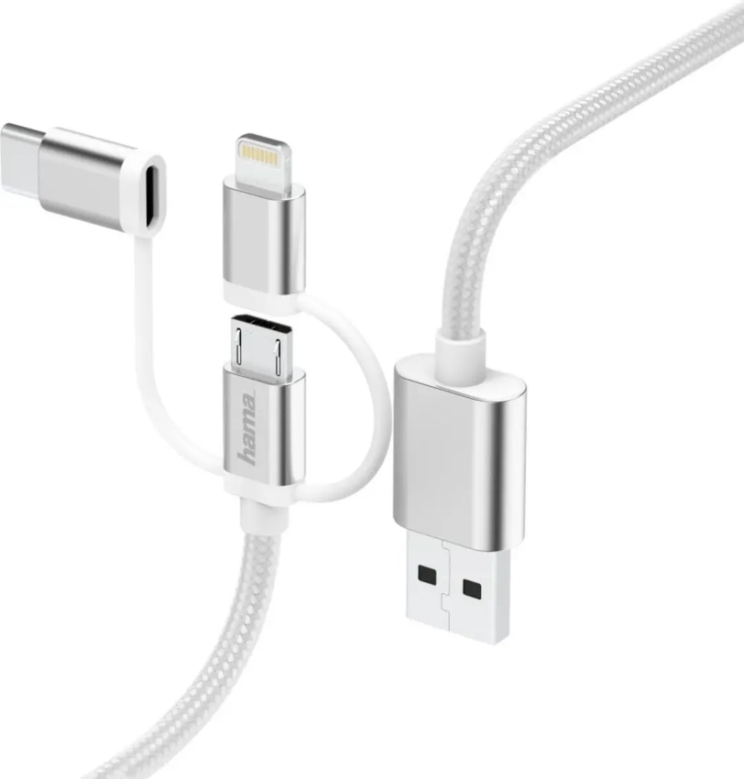 Hama 3in1 Micro-USB-kabel 00183306