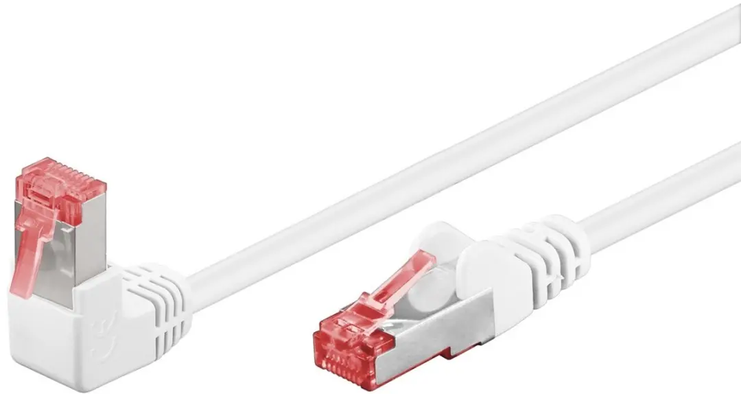 Goobay S/FTP CAT6 Netwerkkabel 0,5m Wit
