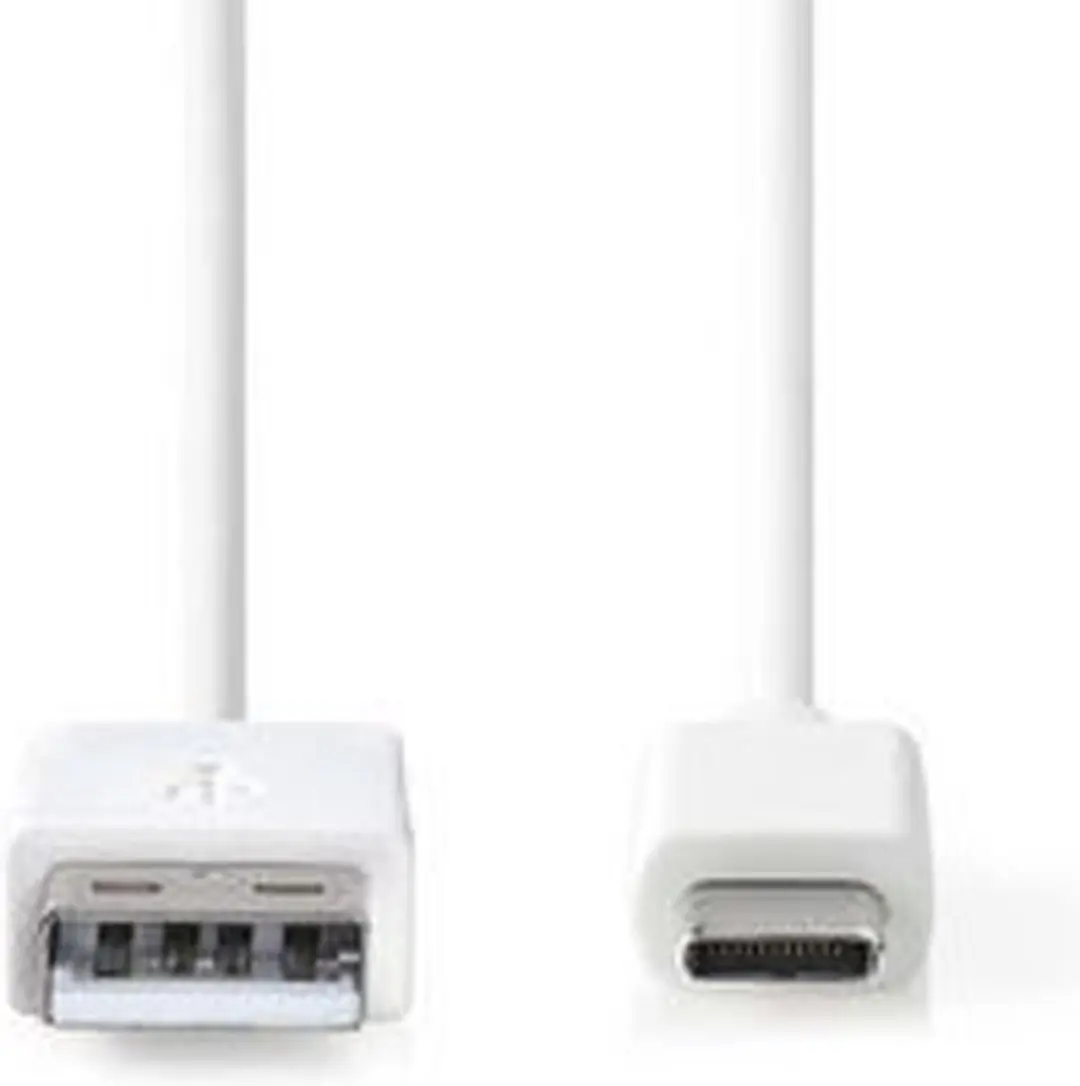 Nedis USB-C Kabel 60W 2m - USB 2.0 - Zwart