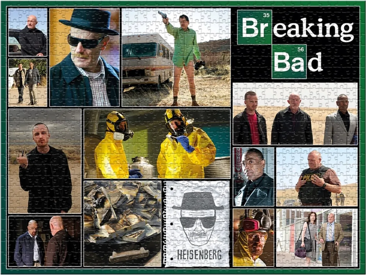 Winning Moves Breaking Bad Puzzel 1000 Stuks - Multicolor