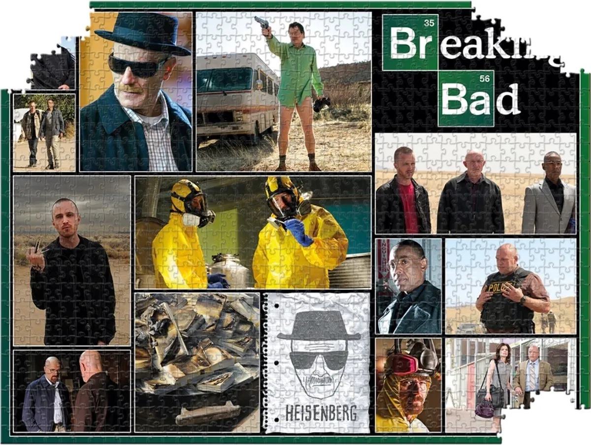 Winning Moves Breaking Bad Puzzel 1000 Stuks - Multicolor