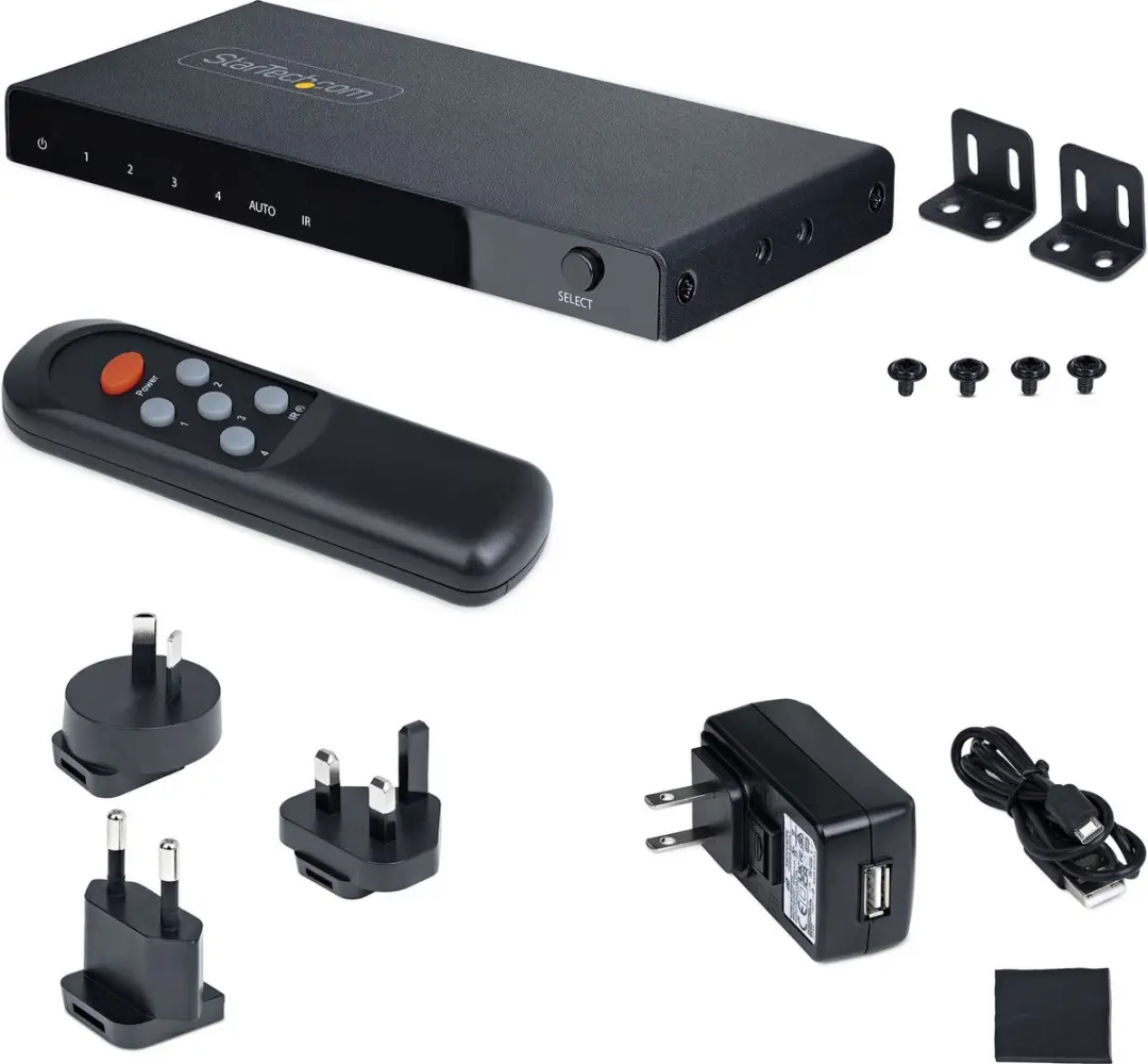 Startech 4PORT-8K-HDMI-Switch - Wit