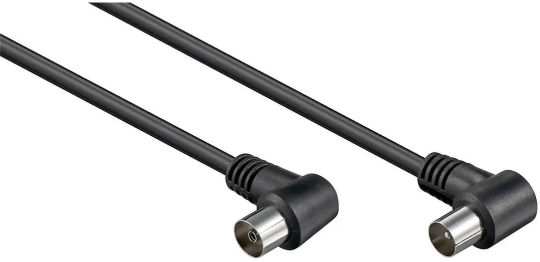 Goobay IEC Coaxkabel Haaks 2,5m - 10 Stuks
