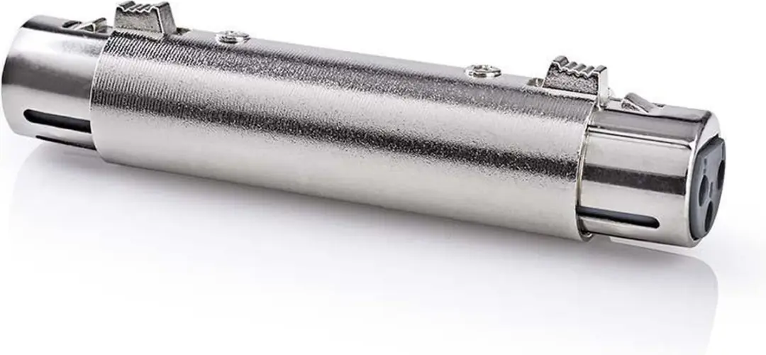Nedis XLR-Adapter CAGP15920ME - 10 Stuks - Zilver