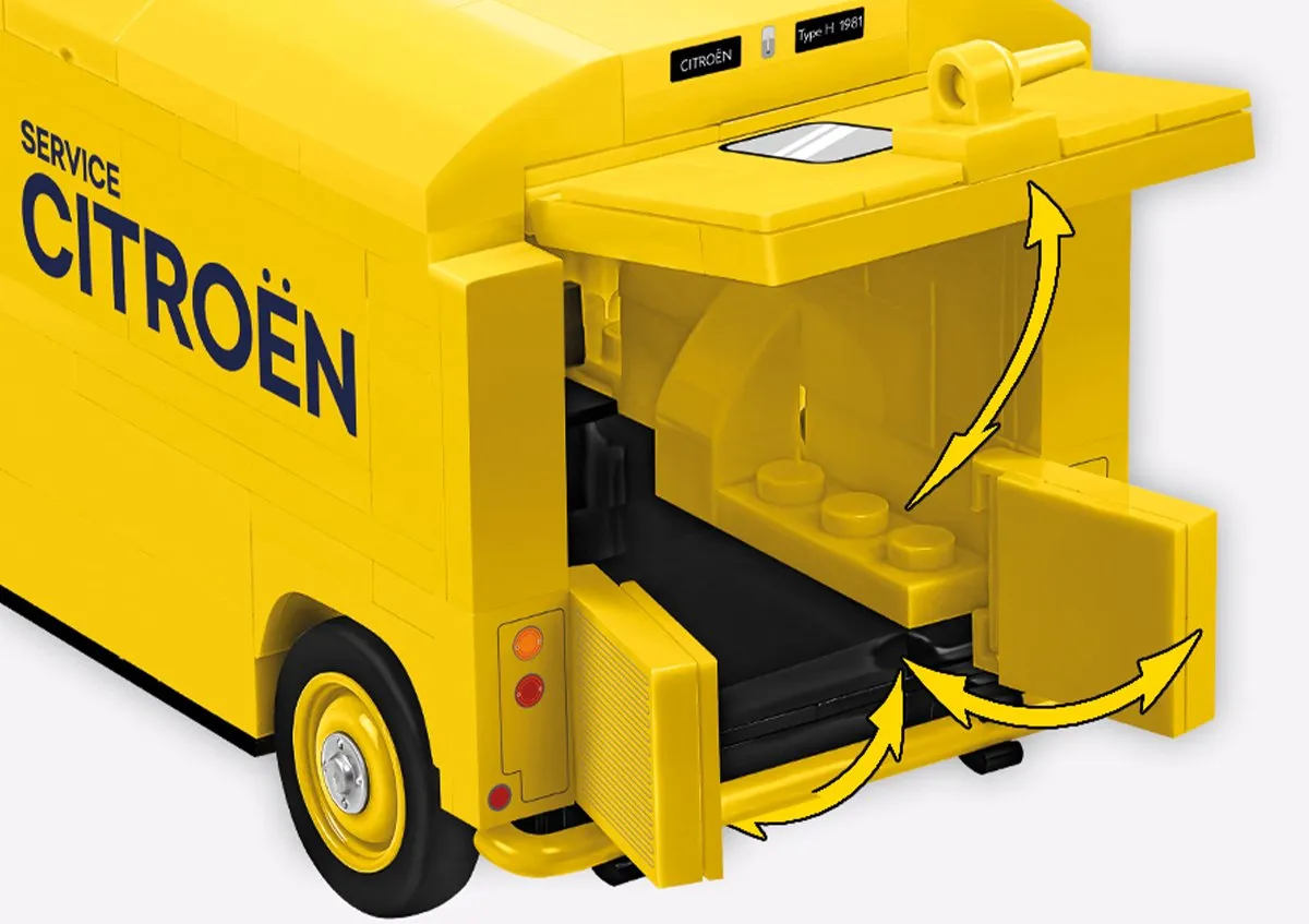 Cobi Citroën Type H Politie - 180 Onderdelen - Geel
