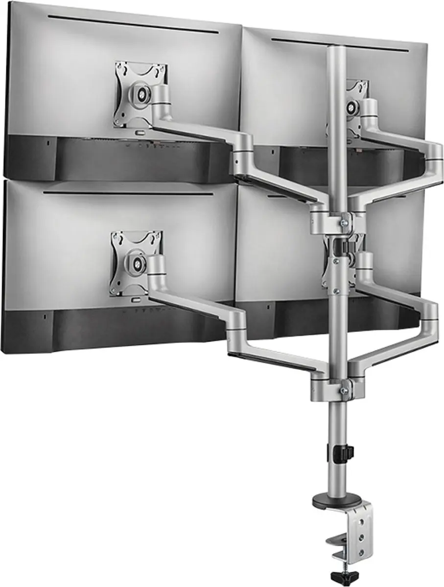 Logilink BP0211 Monitorstandaard 4-voudig 17-32" - Zilver