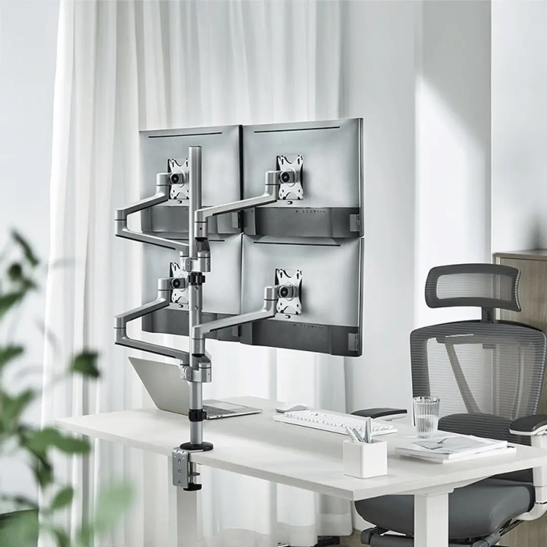 Logilink BP0211 Monitorstandaard 4-voudig 17-32" - Zilver