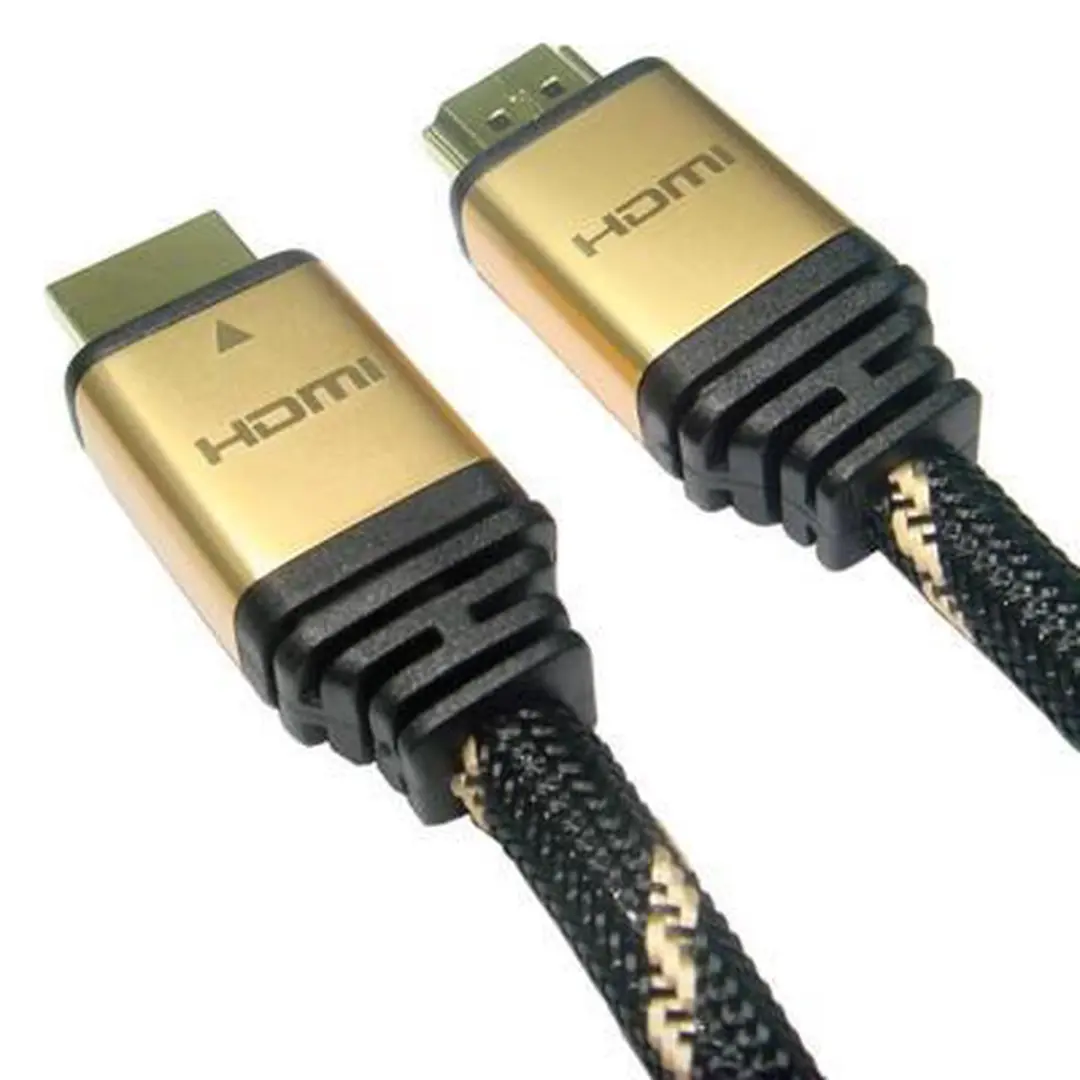 Roline Gold HDMI High Speed Kabel 3m - Zwart/Goud