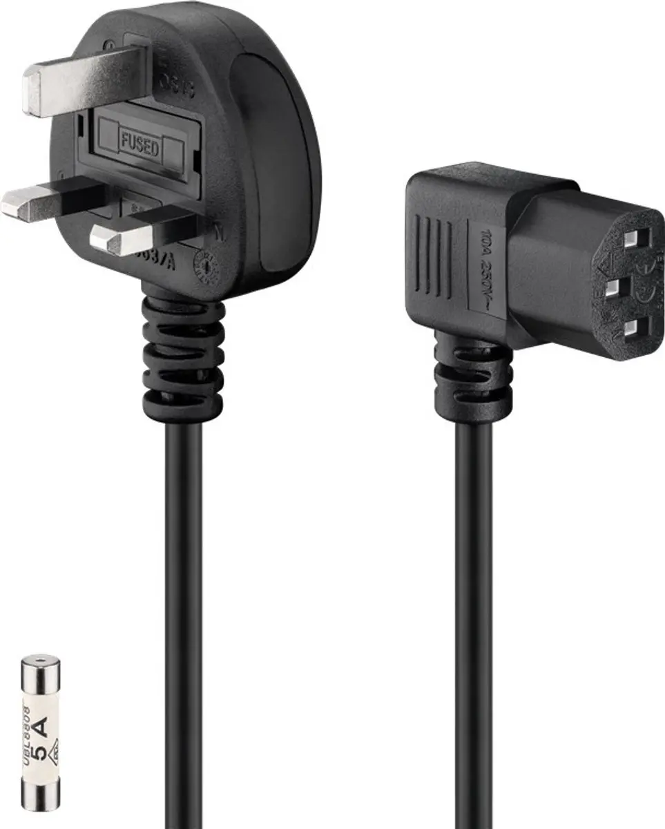 Goobay UK Appliance Kabel 2m