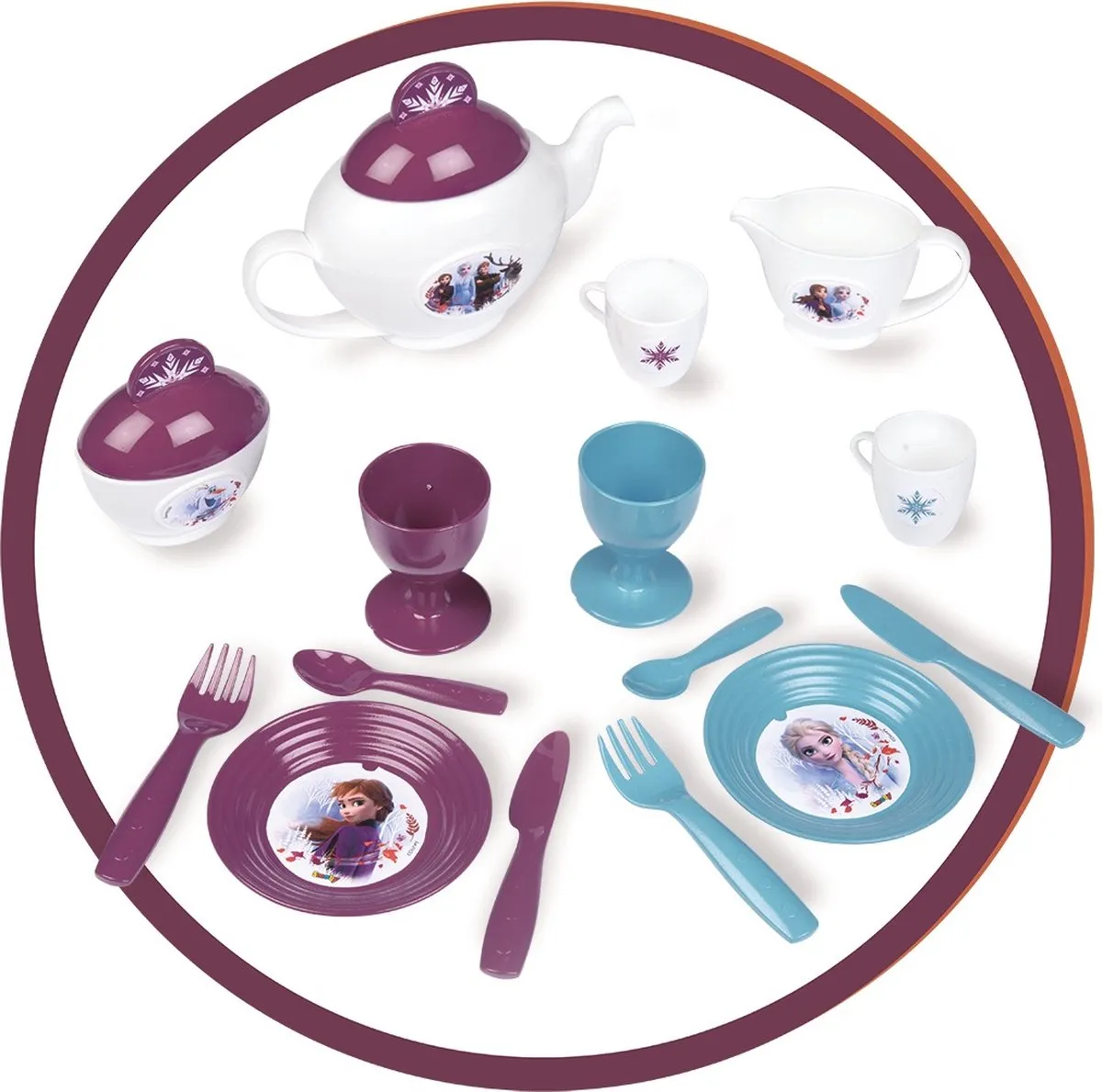 Smoby Frozen Tea Time XL Dienblad - Multi kleuren