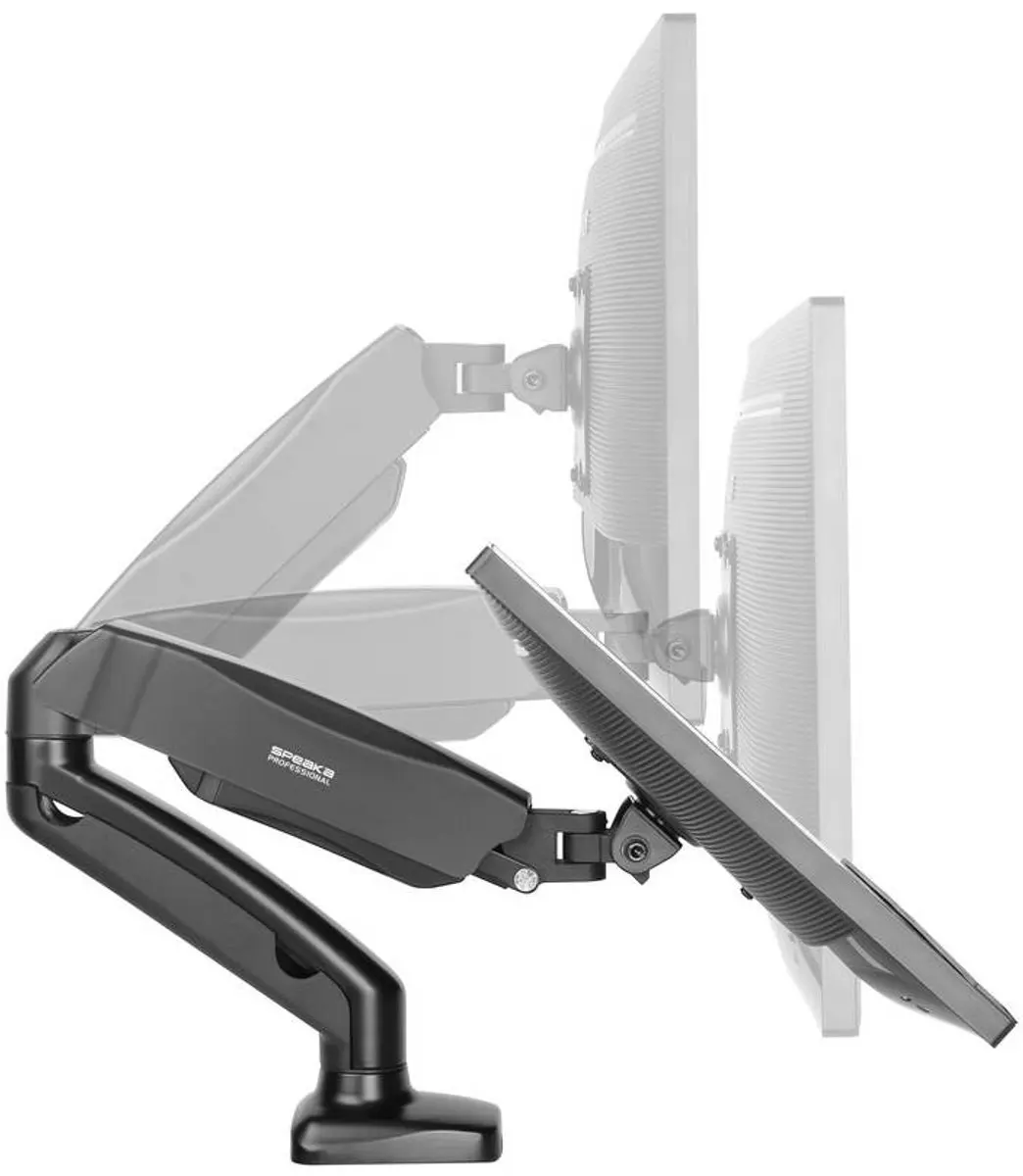 SpeaKa Professional SP-MM-900 Monitorbeugel 32" - Gasdruktechniek - Zwart