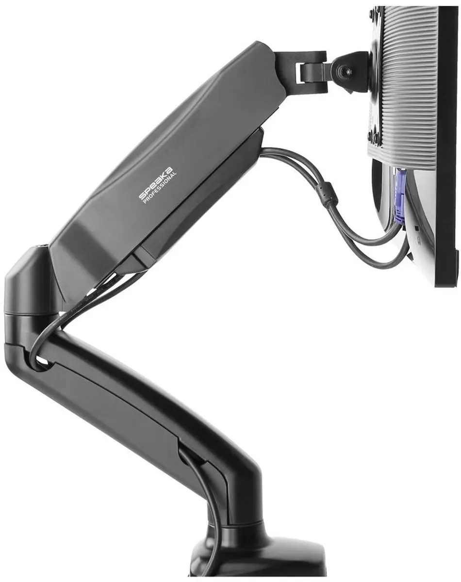 SpeaKa Professional SP-MM-900 Monitorbeugel 32" - Gasdruktechniek - Zwart