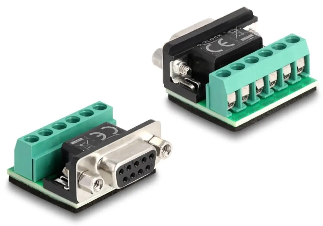 Delock USB 2.0 Type-C naar RS-422/485 Adapter - 2m - Zwart