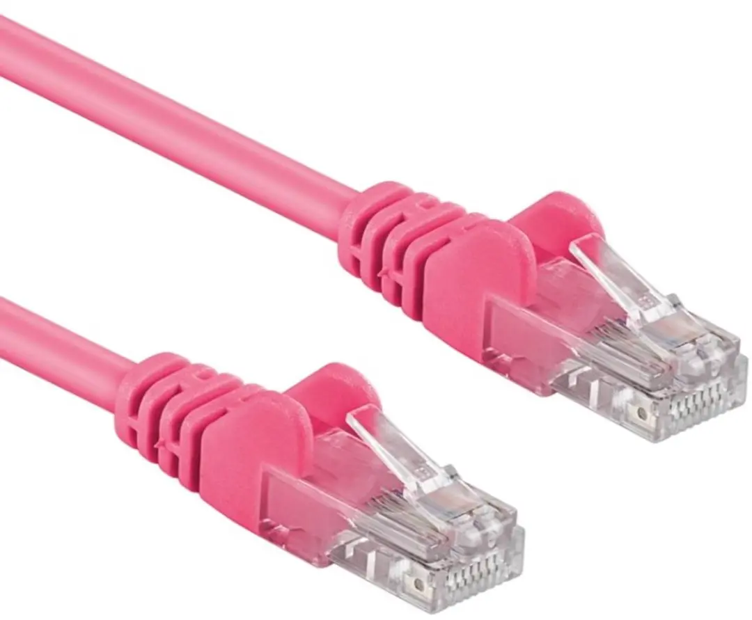 ACT Roze CAT6A Patchkabel 7m - Snagless RJ45