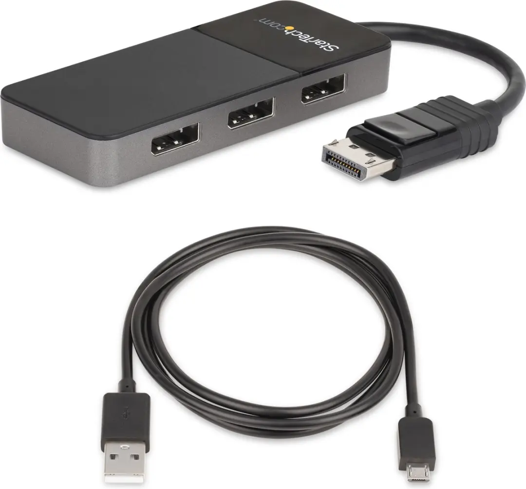 Startech MST14DP123DP 3-poorts DisplayPort MST Hub - 3x 4K
