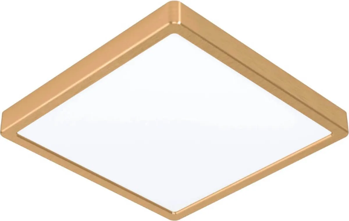 Eglo Fueva 5 Plafondlamp LED 28,5cm - Koper/Wit