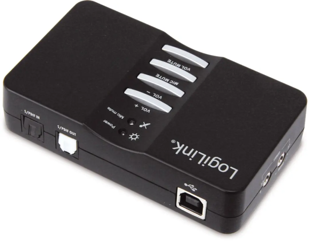 Logilink UA0099 USB Sound Box - 7.1 Kanalen - Zwart