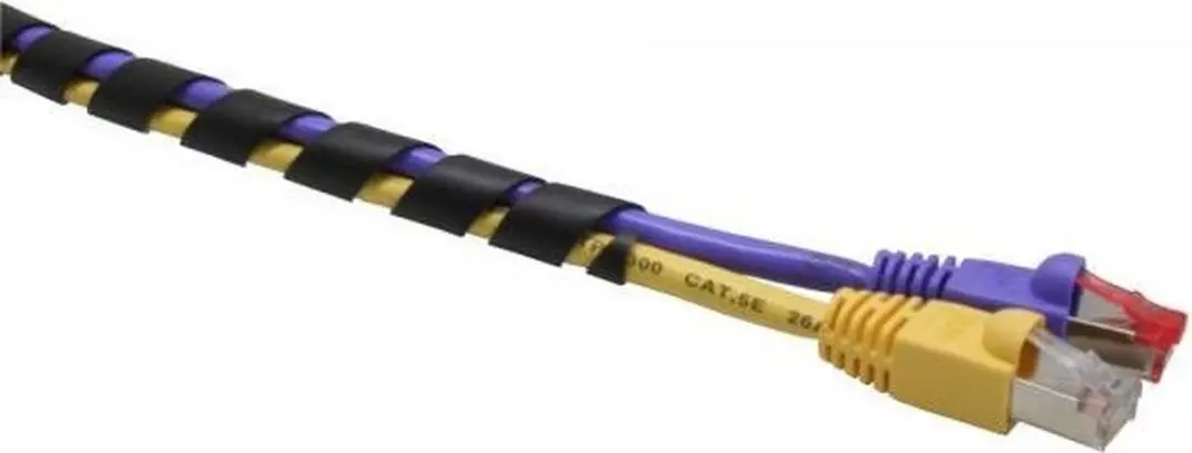 InLine Spiraalband Kabelslang 24mm - 10m - Zwart