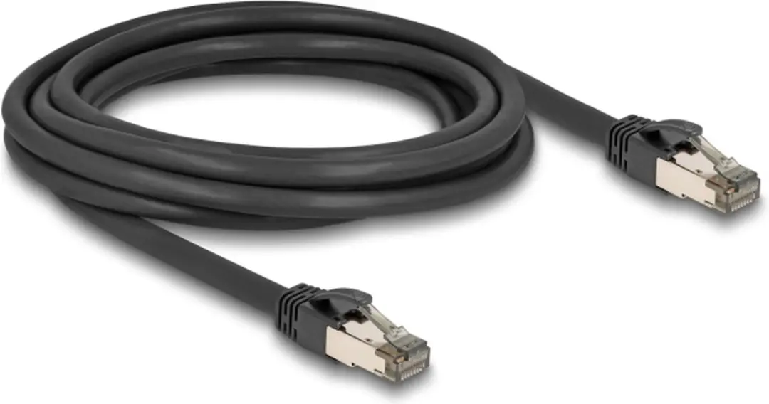 Delock Cat.6A U/FTP RJ45 Kabel 3m - Zwart