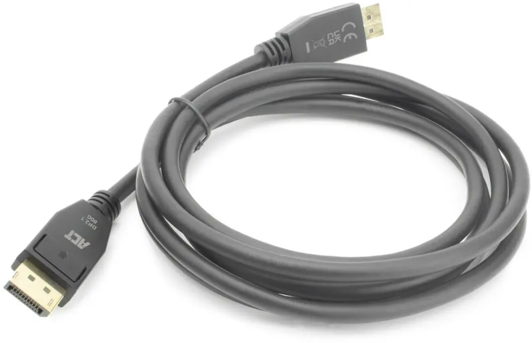 ACT DP80 AK4083 DisplayPort 2.1 Kabel - 3m - Zwart