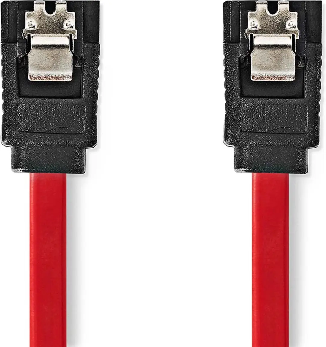 Nedis SATA Kabel CCGB73150RD05 - 3 Gbps - 0,5m - Rood
