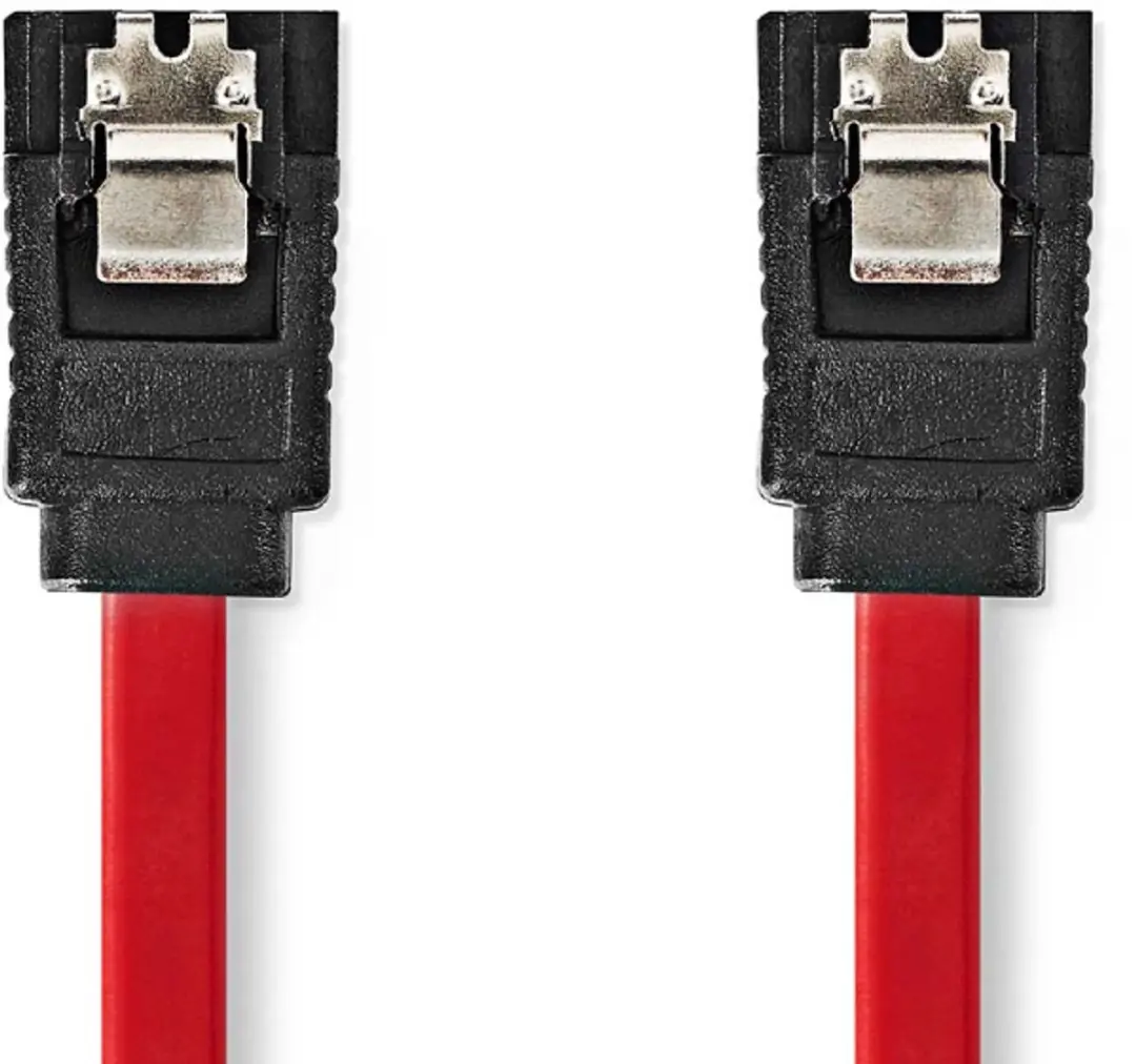 Nedis SATA Kabel CCGB73150RD05 - 3 Gbps - 0,5m - Rood