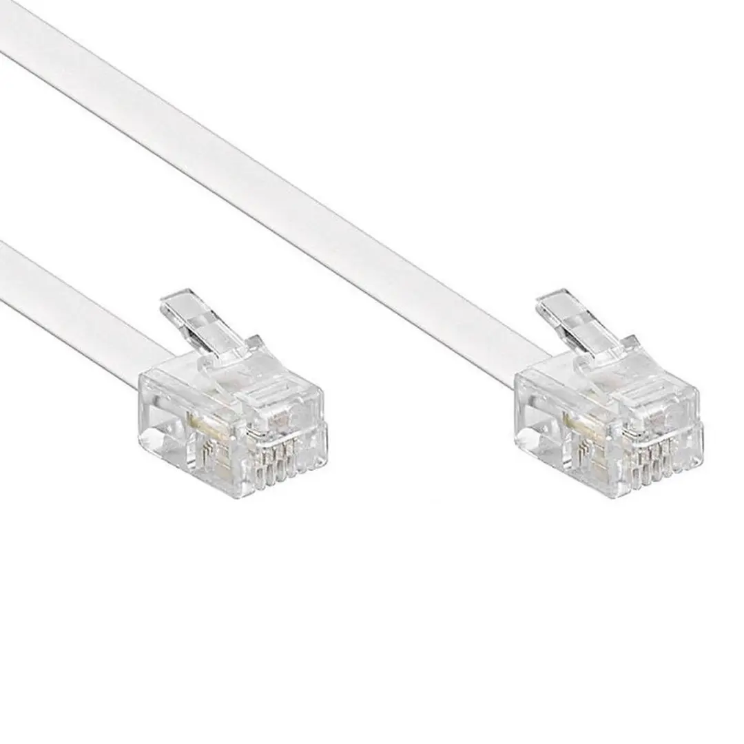 Goobay RJ11 Telefoonkabel 15m - 10 Stuks
