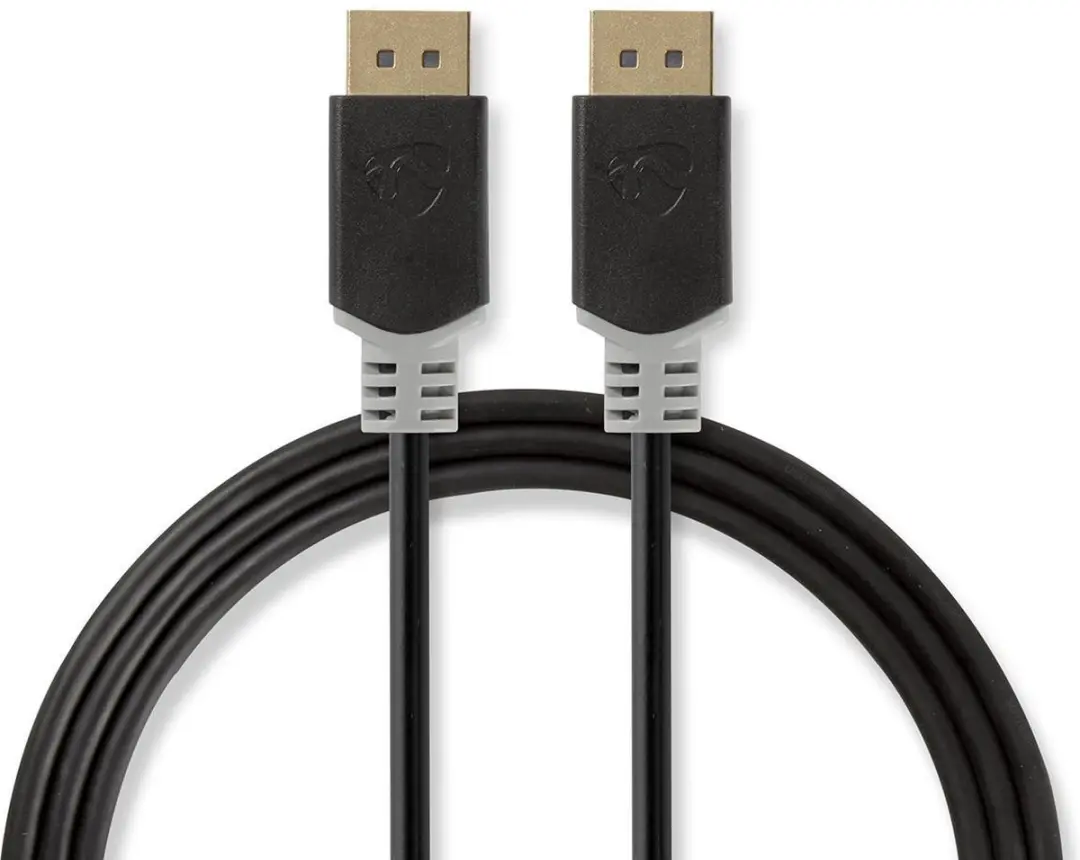 Nedis DisplayPort-kabel 8K@60Hz - Verguld - 3m - Antraciet