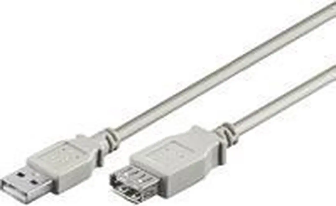 Goobay USB 2.0 Verlengkabel 3m - Grijs - 10 Stuks