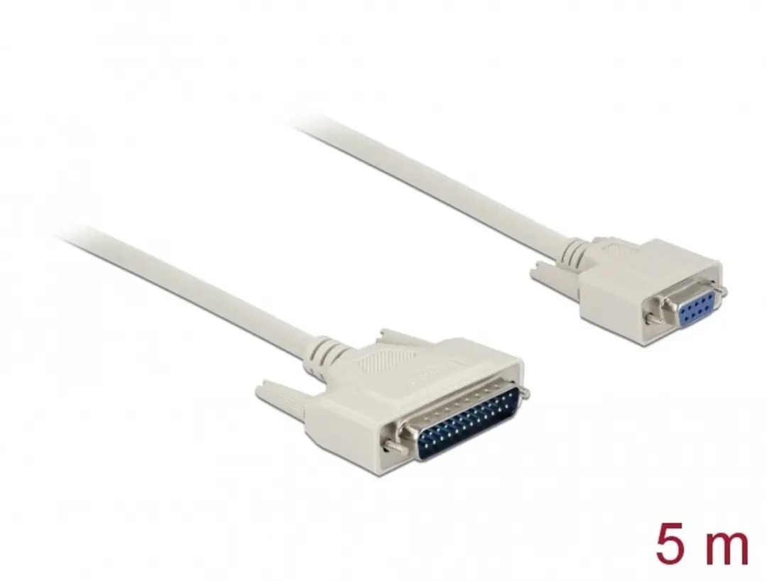 Delock D-Sub 25M naar 9F Seriekabel